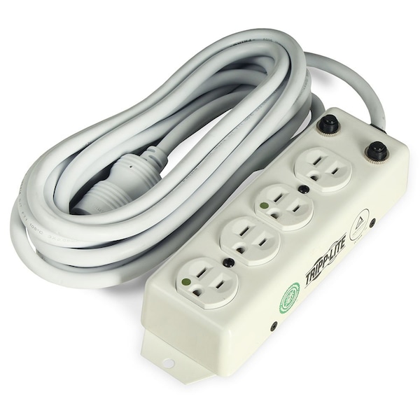 Harloff Hospital Grade Power Strip for M-Series or A-Series Carts, 4 Socket MD-OUTLET4 - main